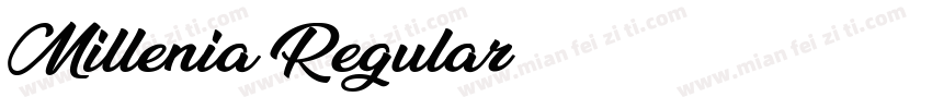 Millenia Regular字体转换